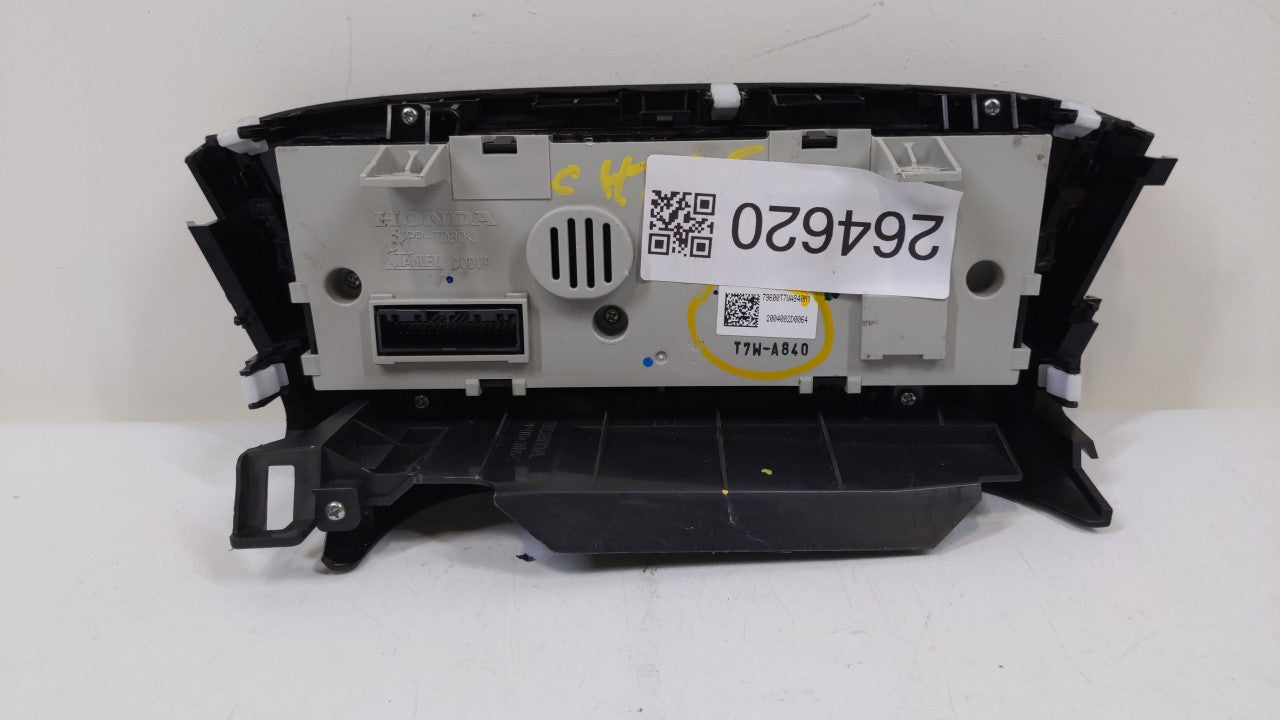 2016-2019 Honda Hr-V Climate Control Module Temperature AC/Heater Replacement P/N:79600-T7W-A840-M1 79600T7WA840M1 Fits OEM Used Auto Parts - Oemusedautoparts1.com