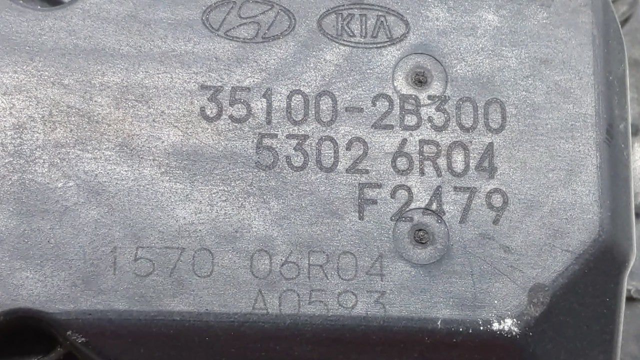 2012-2017 Hyundai Veloster Throttle Body P/N:5302-1S02 35100-2B300 Fits 2012 2013 2014 2015 2016 2017 2018 2019 OEM Used Auto Parts - Oemusedautoparts1.com