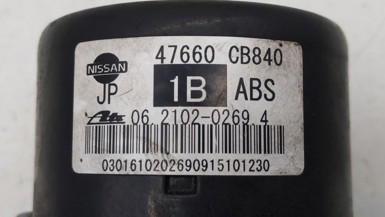 2005-2007 Nissan Murano ABS Pump Control Module Replacement P/N:47660 CB670 47660 CB840 Fits 2005 2006 2007 OEM Used Auto Parts - Oemusedautoparts1.com