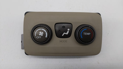 2011-2014 Toyota Sienna Ac Heater Rear Climate Control 75d913