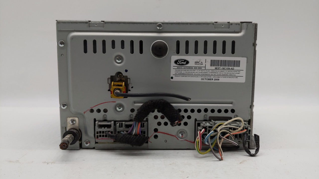 2010 Ford Fusion Radio AM FM Cd Player Receiver Replacement P/N:9E5T-19C159-AC 9E5T-19C159-AD Fits OEM Used Auto Parts - Oemusedautoparts1.com