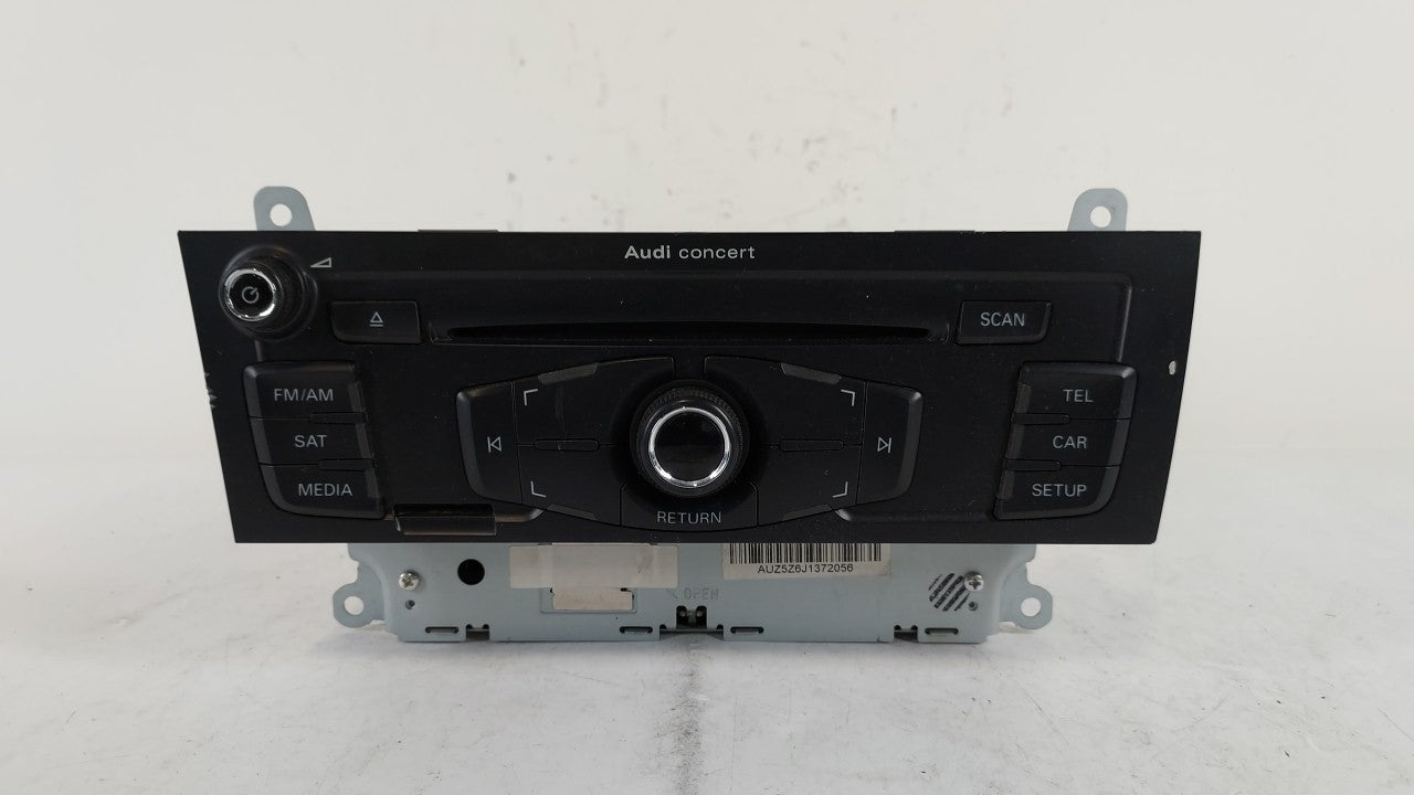 2010-2012 Audi A4 Quattro Radio AM FM Cd Player Receiver Replacement P/N:8T1 035 186 R 4G0035082C Fits OEM Used Auto Parts - Oemusedautoparts1.com