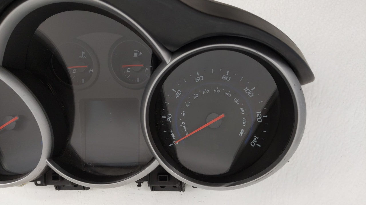 2011 Chevrolet Cruze Instrument Cluster Speedometer Gauges P/N:95235824 811511914 Fits OEM Used Auto Parts - Oemusedautoparts1.com