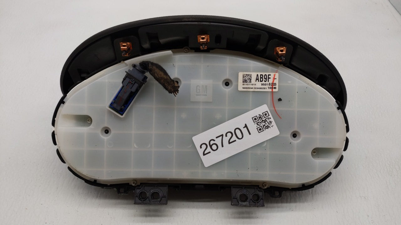 2011 Chevrolet Cruze Instrument Cluster Speedometer Gauges P/N:95235824 811511914 Fits OEM Used Auto Parts - Oemusedautoparts1.com