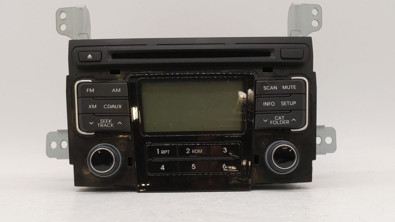 2011 Hyundai Sonata Radio AM FM Cd Player Receiver Replacement P/N:96180-3Q000 961803Q000 Fits OEM Used Auto Parts - Oemusedautoparts1.com