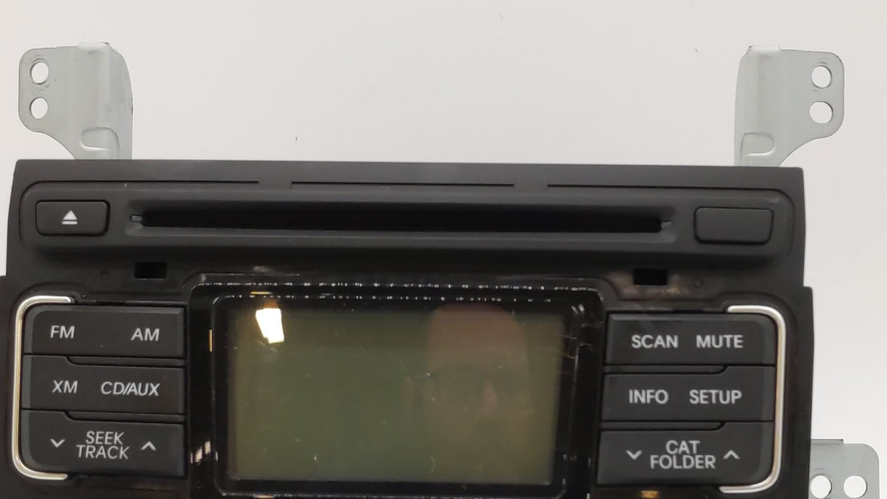 2011 Hyundai Sonata Radio AM FM Cd Player Receiver Replacement P/N:96180-3Q000 961803Q000 Fits OEM Used Auto Parts - Oemusedautoparts1.com