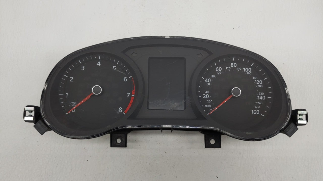 2017 Volkswagen Jetta Instrument Cluster Speedometer Gauges P/N:5C6920956A 5C6920955A Fits 2016 2018 OEM Used Auto Parts - Oemusedautoparts1.com