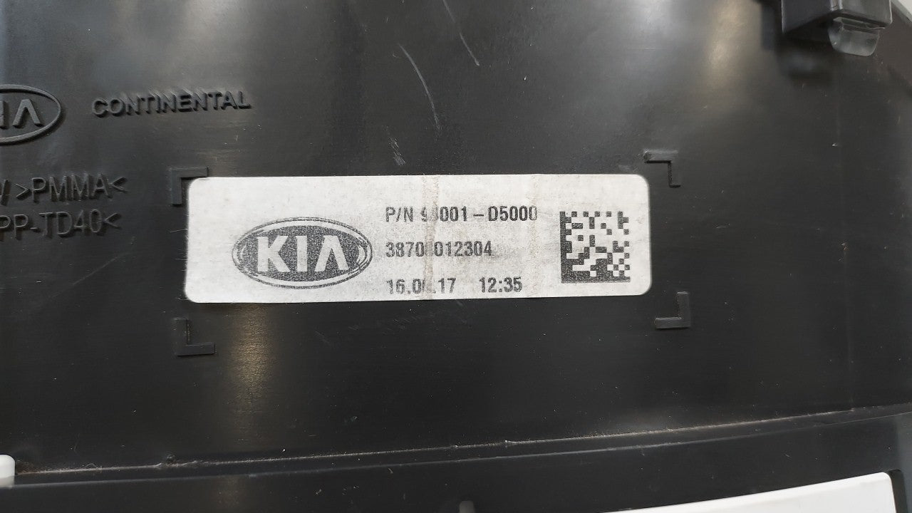 2016-2018 Kia Optima Instrument Cluster Speedometer Gauges P/N:94001-D5500 94001-D5000 Fits 2016 2017 2018 OEM Used Auto Parts - Oemusedautoparts1.com