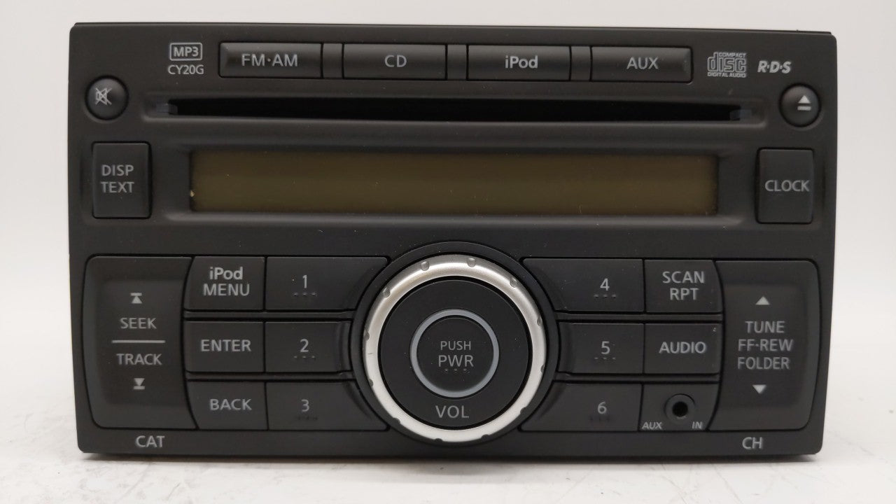 2012-2014 Nissan Versa Radio AM FM Cd Player Receiver Replacement P/N:28185 3AN0A 3089AA 7089956 Fits 2012 2013 2014 OEM Used Auto Parts - Oemusedautoparts1.com