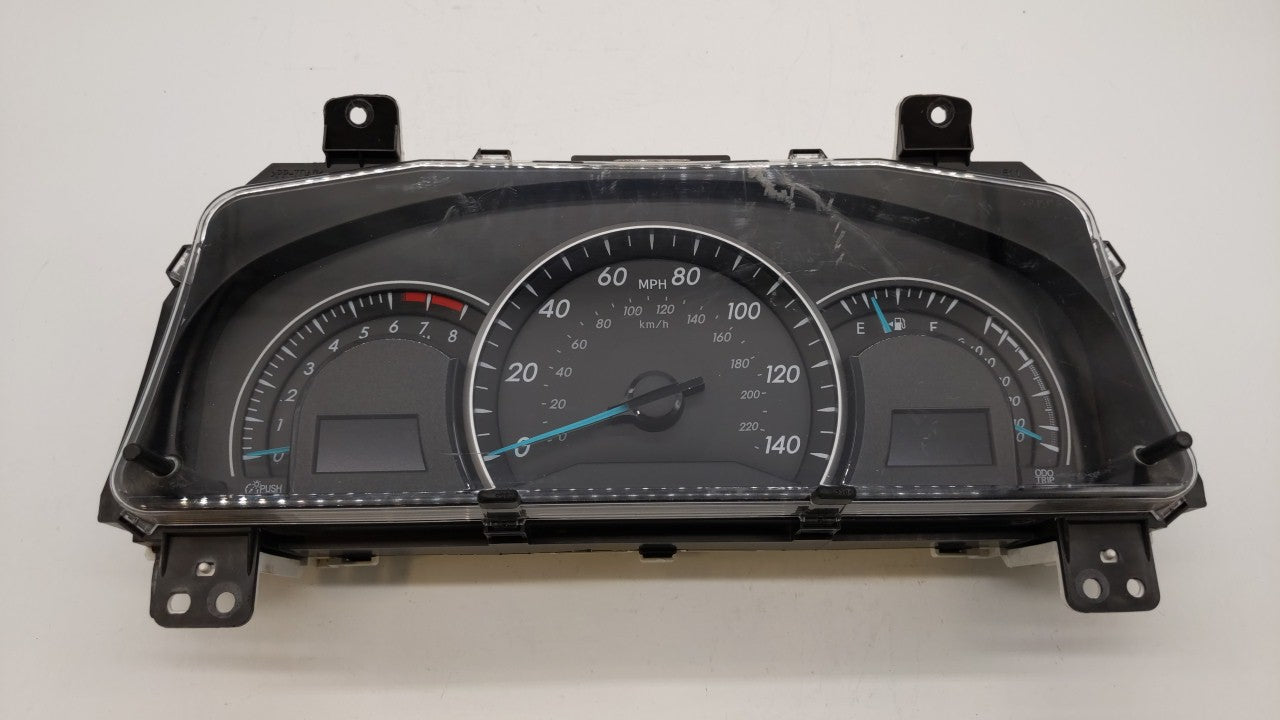 2013-2014 Toyota Camry Instrument Cluster Speedometer Gauges P/N:83800-0X620-00 Fits 2013 2014 OEM Used Auto Parts - Oemusedautoparts1.com