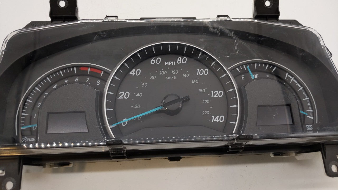 2013-2014 Toyota Camry Instrument Cluster Speedometer Gauges P/N:83800-0X620-00 Fits 2013 2014 OEM Used Auto Parts - Oemusedautoparts1.com
