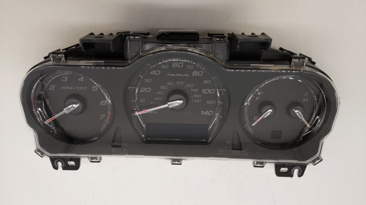 2011-2012 Ford Taurus Instrument Cluster Speedometer Gauges P/N:BG1T-10849-EF Fits 2011 2012 OEM Used Auto Parts - Oemusedautoparts1.com