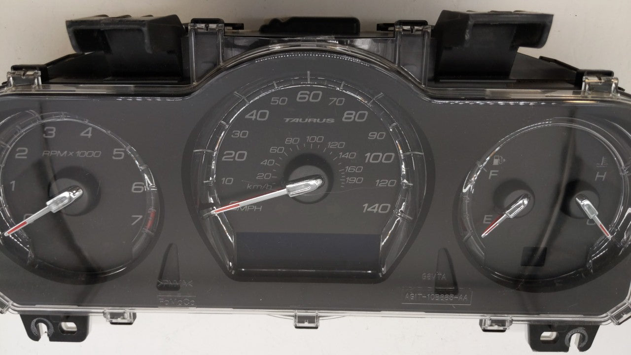 2011-2012 Ford Taurus Instrument Cluster Speedometer Gauges P/N:BG1T-10849-EF Fits 2011 2012 OEM Used Auto Parts - Oemusedautoparts1.com