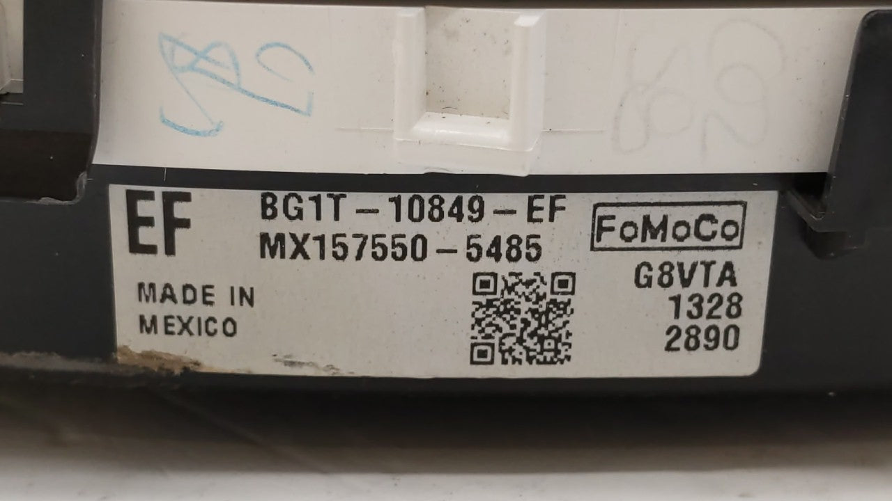 2011-2012 Ford Taurus Instrument Cluster Speedometer Gauges P/N:BG1T-10849-EF Fits 2011 2012 OEM Used Auto Parts - Oemusedautoparts1.com