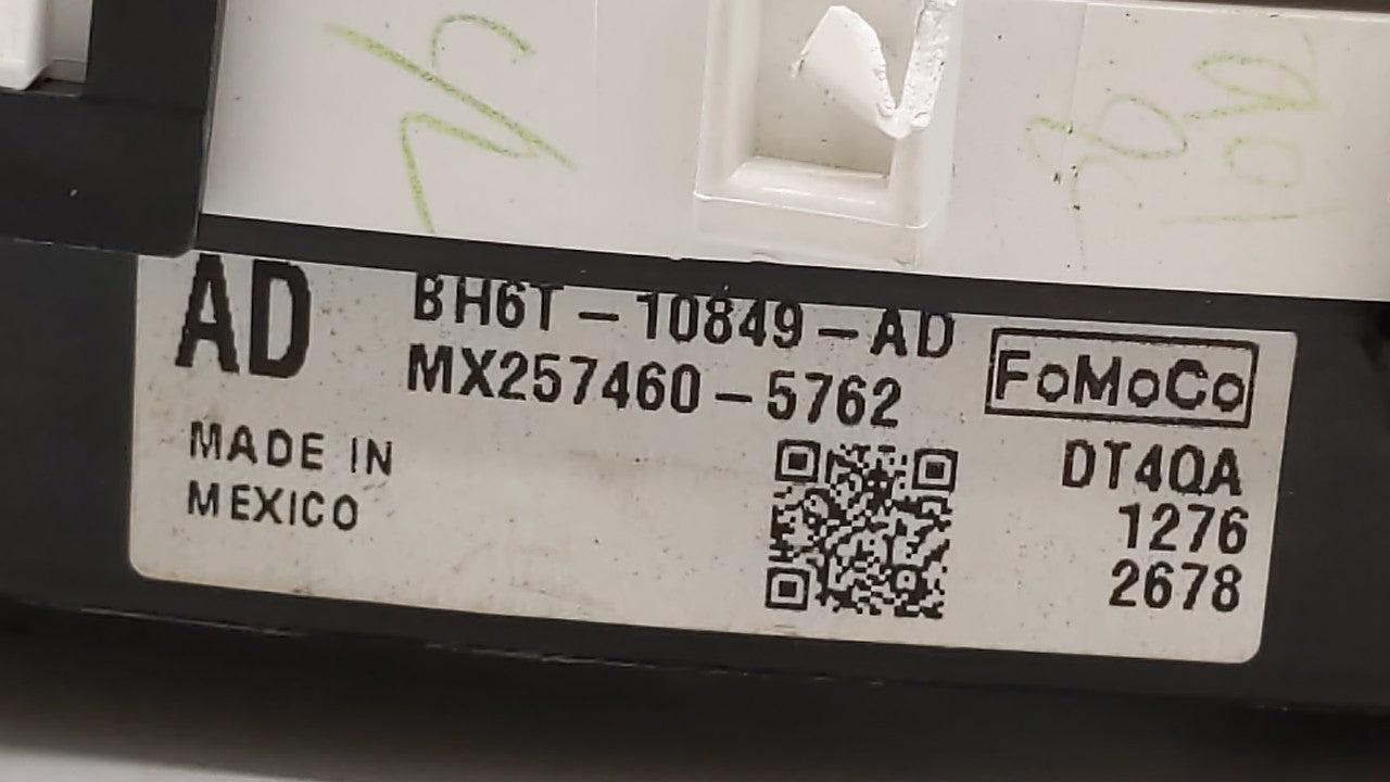 2012 Lincoln Mkz Instrument Cluster Speedometer Gauges P/N:BH6T-10849-AD Fits 2011 OEM Used Auto Parts - Oemusedautoparts1.com