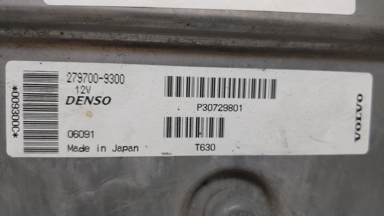 2007 Volvo V40 PCM Engine Computer ECU ECM PCU OEM P/N:279700-9300 Fits 2006 2008 2009 2010 2011 2012 2013 OEM Used Auto Parts - Oemusedautoparts1.com