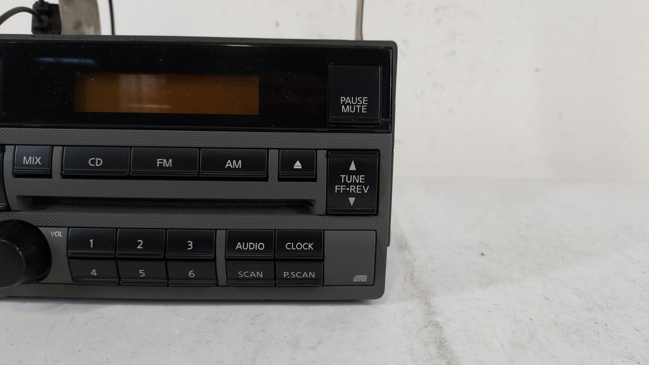 2005-2006 Nissan Altima Radio AM FM Cd Player Receiver Replacement P/N:28185 ZB001 28185 ZB00A Fits 2005 2006 OEM Used Auto Parts - Oemusedautoparts1.com