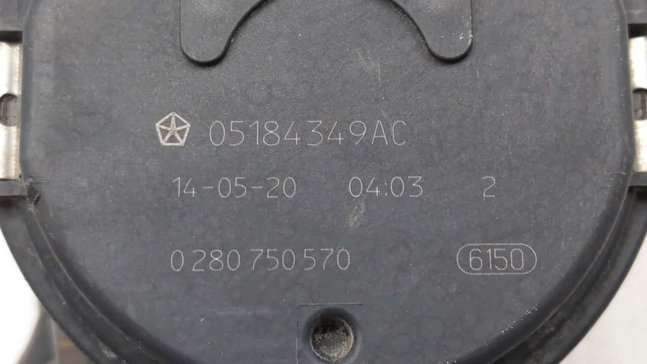 2011-2016 Chrysler Town & Country Throttle Body P/N:05184349AF 05184349AD Fits 2011 2012 2013 2014 2015 2016 2017 2018 2019 OEM Used Auto Parts - Oemusedautoparts1.com