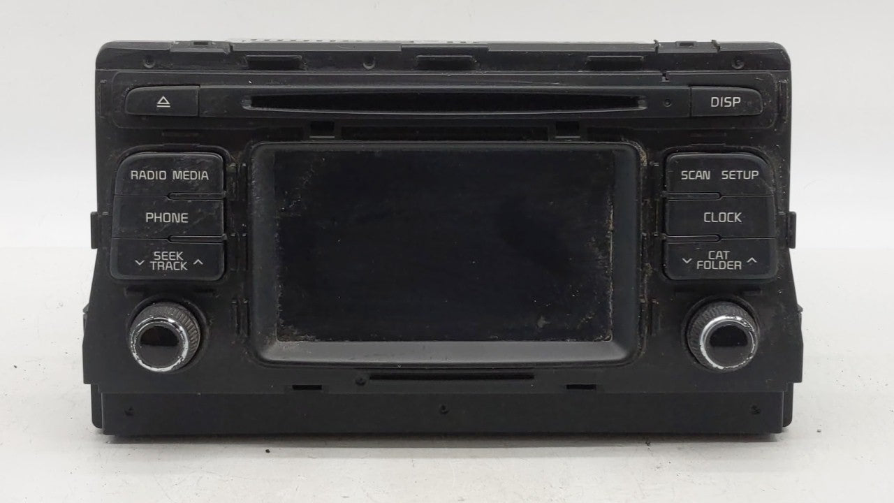 2017-2018 Kia Optima Radio AM FM Cd Player Receiver Replacement P/N:96180-A8150WK Fits 2017 2018 OEM Used Auto Parts - Oemusedautoparts1.com