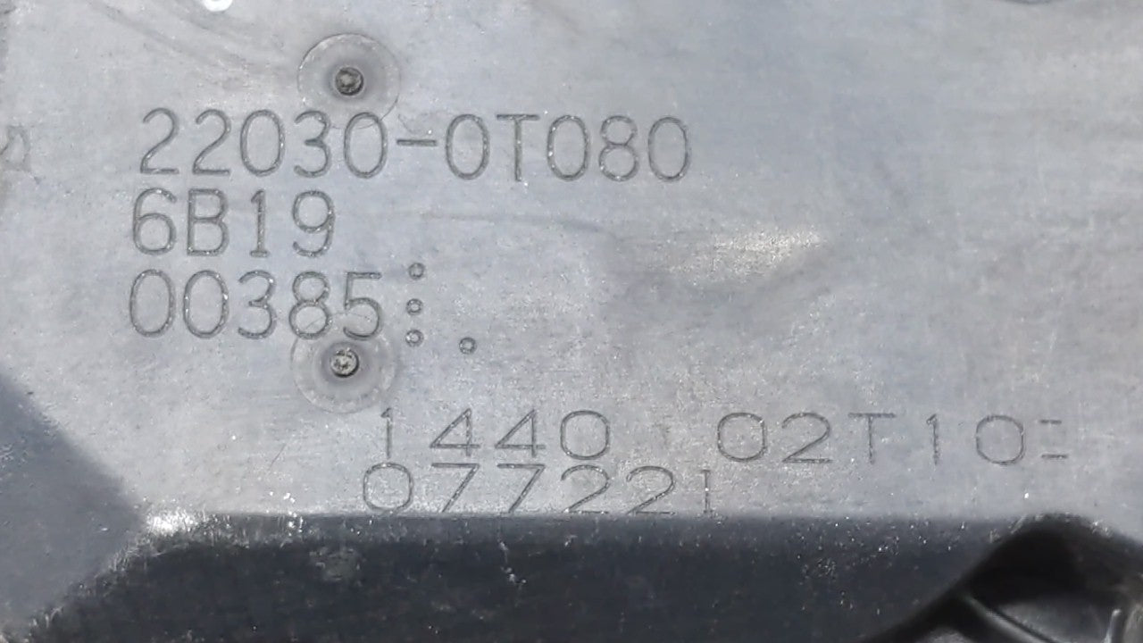 2011-2018 Toyota Corolla Throttle Body P/N:22030-0T080 Fits 2011 2012 2013 2014 2015 2016 2017 2018 OEM Used Auto Parts - Oemusedautoparts1.com