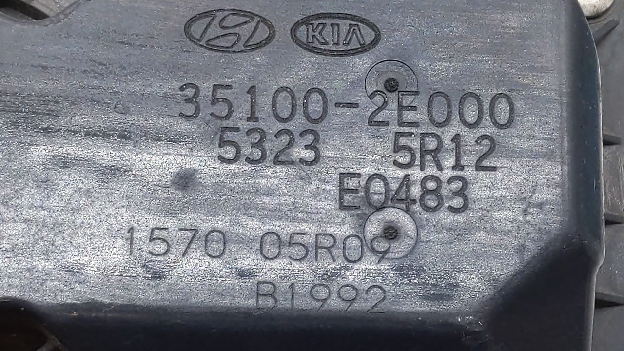 2014-2018 Kia Forte Throttle Body P/N:35100-2E000 Fits 2011 2012 2013 2014 2015 2016 2017 2018 2019 OEM Used Auto Parts - Oemusedautoparts1.com