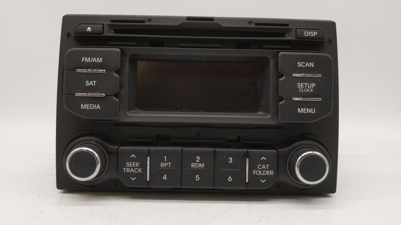 2012-2015 Kia Rio Radio AM FM Cd Player Receiver Replacement P/N:96170-1W950CA 96170-1W900CA Fits 2012 2013 2014 2015 OEM Used Auto Parts - Oemusedautoparts1.com