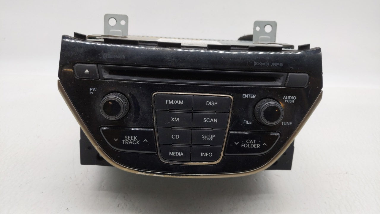 2013 Hyundai Genesis Radio AM FM Cd Player Receiver Replacement P/N:96180-2M117YHG Fits OEM Used Auto Parts - Oemusedautoparts1.com