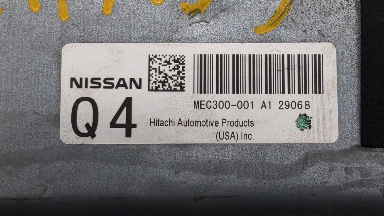 2013-2014 Nissan Altima PCM Engine Computer ECU ECM PCU OEM P/N:MEC300-040 D1 MEC300-001 A1 Fits 2013 2014 OEM Used Auto Parts - Oemusedautoparts1.com