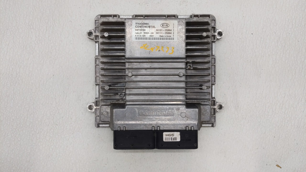 2011-2013 Kia Optima PCM Engine Computer ECU ECM PCU OEM P/N:39101-2G861 39111-2G861 Fits 2011 2012 2013 OEM Used Auto Parts - Oemusedautoparts1.com