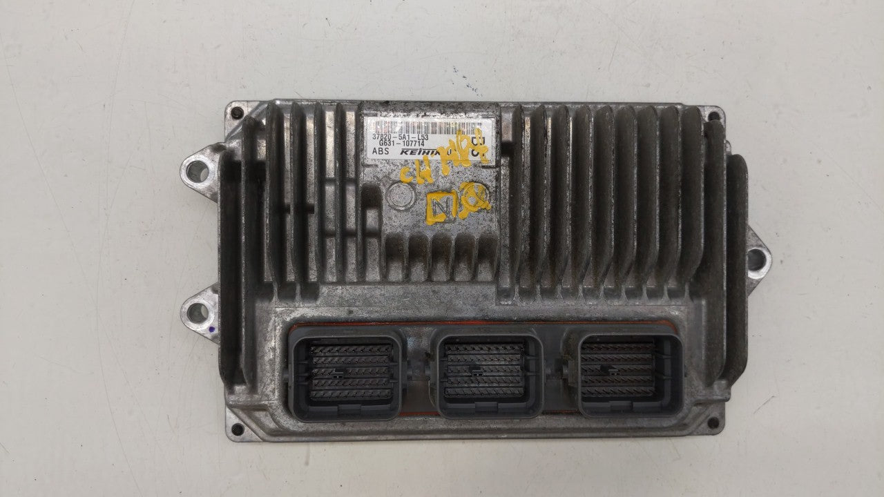 2015 Honda Accord PCM Engine Computer ECU ECM PCU OEM P/N:37820-5A1-L54 37820-5A0-A53 Fits OEM Used Auto Parts - Oemusedautoparts1.com