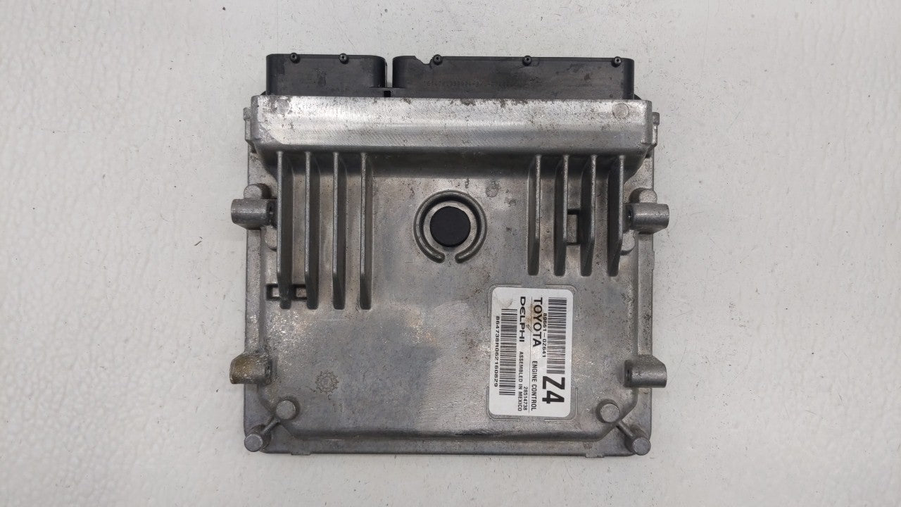 2016 Toyota Corolla PCM Engine Computer ECU ECM PCU OEM P/N:89661-0Z641 Fits OEM Used Auto Parts - Oemusedautoparts1.com
