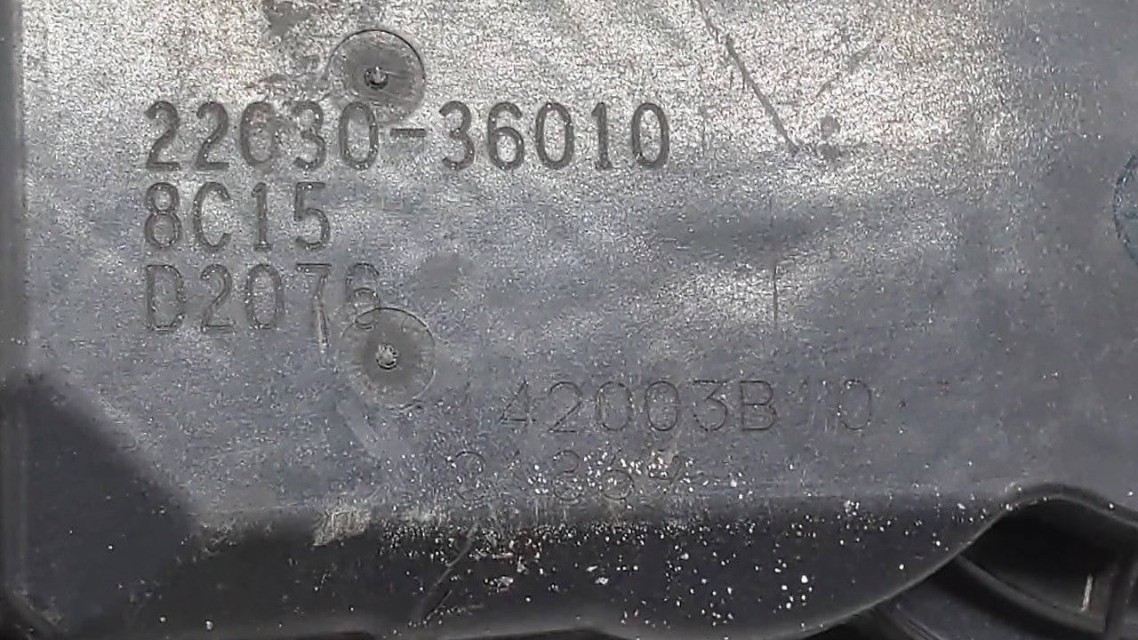 2010-2017 Toyota Camry Throttle Body P/N:22030-0V010 Fits 2009 2010 2011 2012 2013 2014 2015 2016 2017 2018 OEM Used Auto Parts - Oemusedautoparts1.com