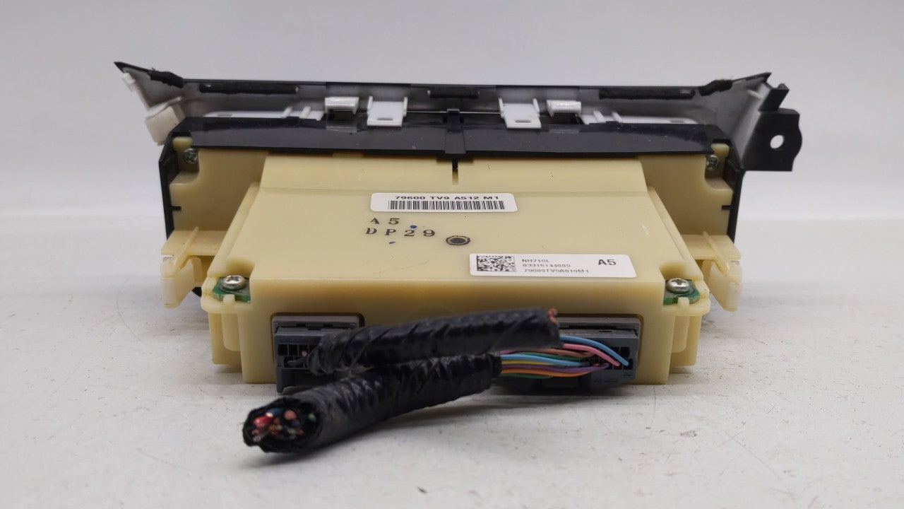 2016-2018 Acura Ilx Climate Control Module Temperature AC/Heater Replacement P/N:79600 TV9 A412 M1 79600 RV9 A512 M1 Fits OEM Used Auto Parts - Oemusedautoparts1.com