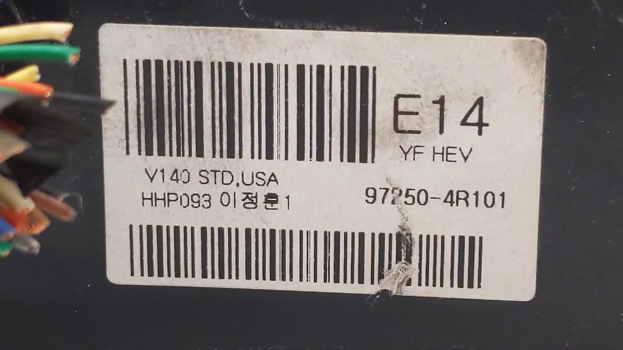 2011-2013 Hyundai Sonata Climate Control Module Temperature AC/Heater Replacement P/N:97250-4R102 97250-4RDB1 Fits 2011 2012 2013 OEM Used Auto Parts - Oemusedautoparts1.com