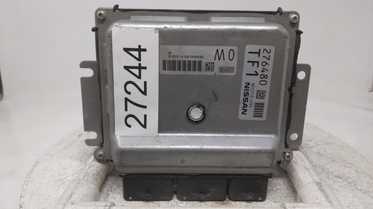 2014 Nissan Altima PCM Engine Computer ECU ECM PCU OEM P/N:BEM400-300 A1 Fits OEM Used Auto Parts - Oemusedautoparts1.com