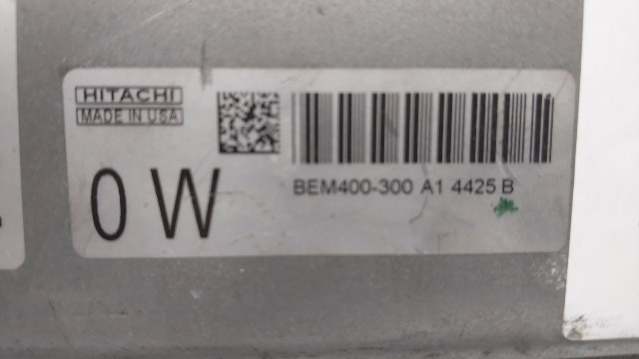 2014 Nissan Altima PCM Engine Computer ECU ECM PCU OEM P/N:BEM400-300 A1 Fits OEM Used Auto Parts - Oemusedautoparts1.com