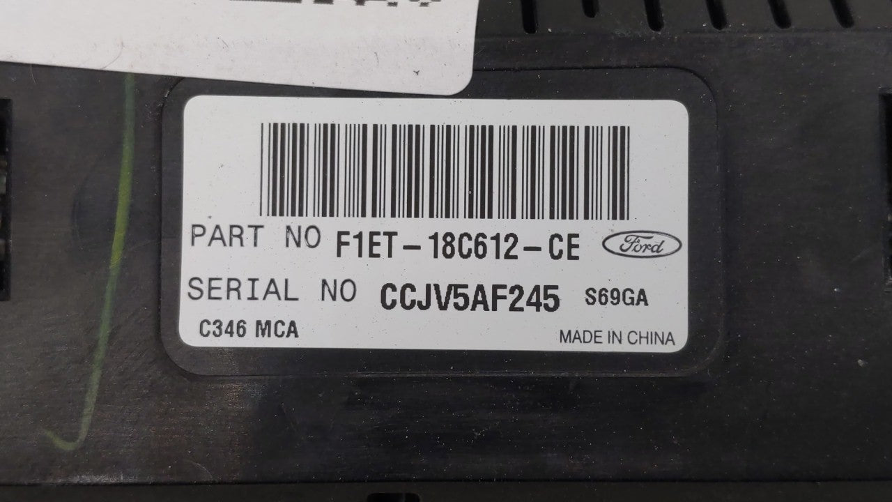 2015-2018 Ford Focus Climate Control Module Temperature AC/Heater Replacement P/N:F1ET-18C612-CJ F1ET-18C612-CH Fits OEM Used Auto Parts - Oemusedautoparts1.com