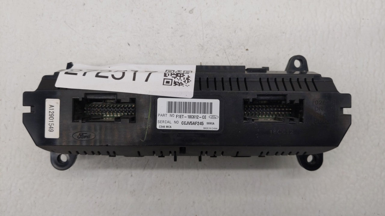 2015-2018 Ford Focus Climate Control Module Temperature AC/Heater Replacement P/N:F1ET-18C612-CJ F1ET-18C612-CH Fits OEM Used Auto Parts - Oemusedautoparts1.com