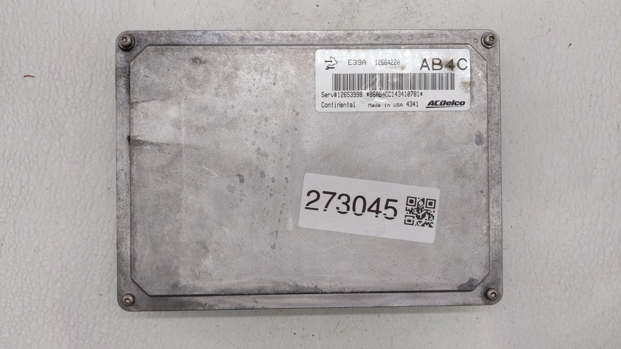 2013-2015 Cadillac Ats PCM Engine Computer ECU ECM PCU OEM P/N:12664220 12644446 Fits 2013 2014 2015 2016 OEM Used Auto Parts - Oemusedautoparts1.com