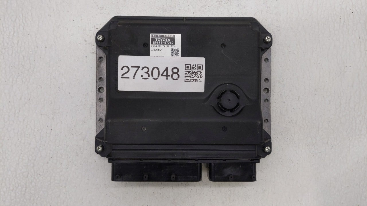 2010 Toyota Prius PCM Engine Computer ECU ECM PCU OEM P/N:89661-47262 89681-47081 Fits OEM Used Auto Parts - Oemusedautoparts1.com