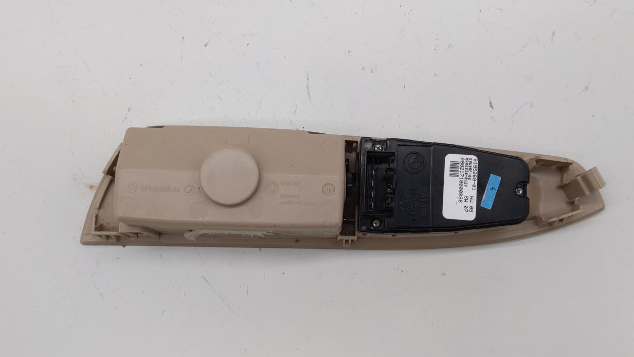 2009-2015 Bmw 750i Master Power Window Switch Replacement Driver Side Left P/N:9163611 9258898 Fits OEM Used Auto Parts - Oemusedautoparts1.com