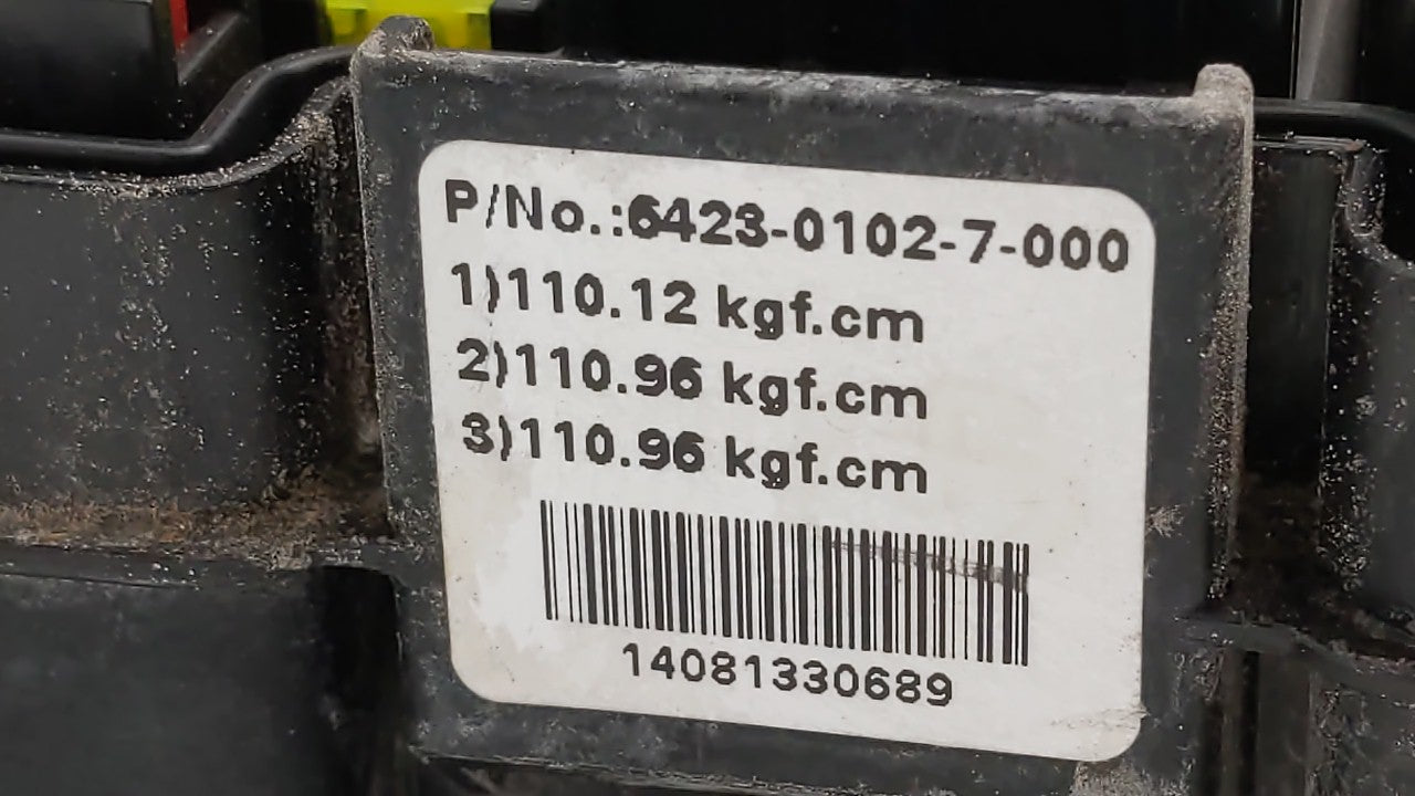 2015 Hyundai Sonata Fusebox Fuse Box Panel Relay Module P/N:91200C2010LA 6423-0102-7-000 Fits OEM Used Auto Parts - Oemusedautoparts1.com