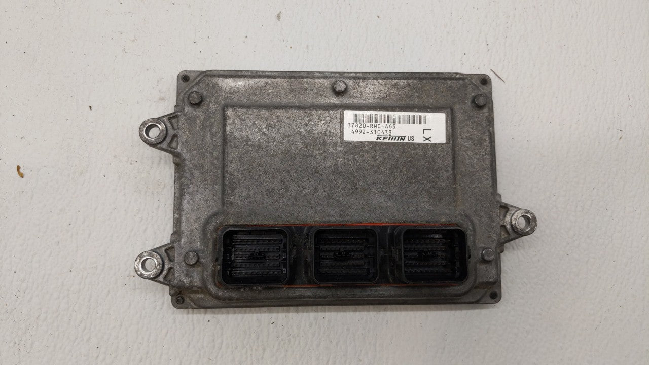 2010-2011 Acura Rdx PCM Engine Computer ECU ECM PCU OEM P/N:37820-RWC-A62 4992-110181 Fits 2010 2011 OEM Used Auto Parts - Oemusedautoparts1.com