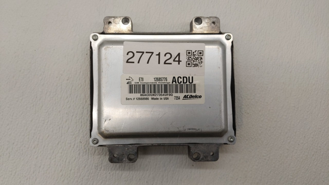 2017-2018 Chevrolet Trax PCM Engine Computer ECU ECM PCU OEM P/N:12668986 12695536 Fits 2017 2018 2019 OEM Used Auto Parts - Oemusedautoparts1.com