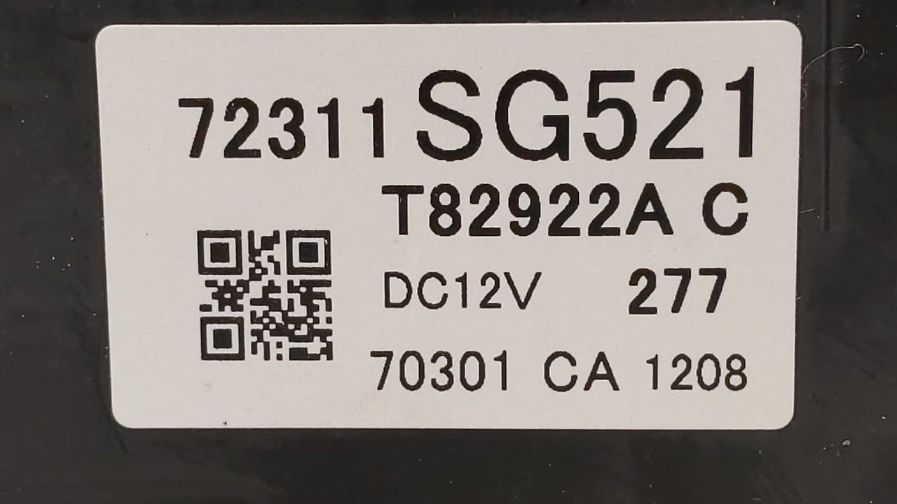 2017 Subaru Forester Climate Control Module Temperature AC/Heater Replacement P/N:72311SG521 72311SG520 Fits OEM Used Auto Parts - Oemusedautoparts1.com