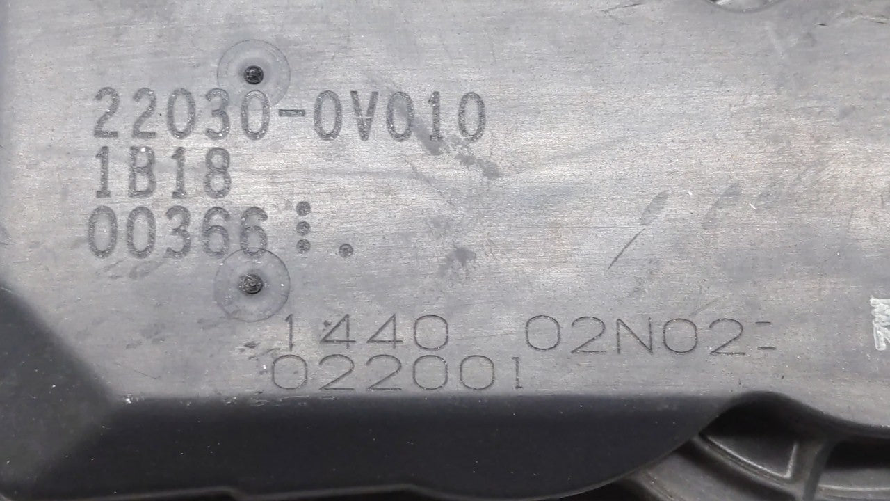 2009-2018 Toyota Rav4 Throttle Body P/N:22030-36010 22030-0V010 Fits 2009 2010 2011 2012 2013 2014 2015 2016 2017 2018 OEM Used Auto Parts - Oemusedautoparts1.com