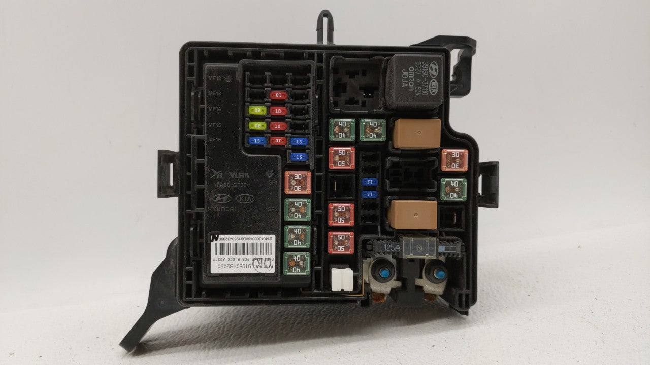 2014 Kia Soul Fusebox Fuse Box Panel Relay Module P/N:91950-B2050 Fits OEM Used Auto Parts - Oemusedautoparts1.com
