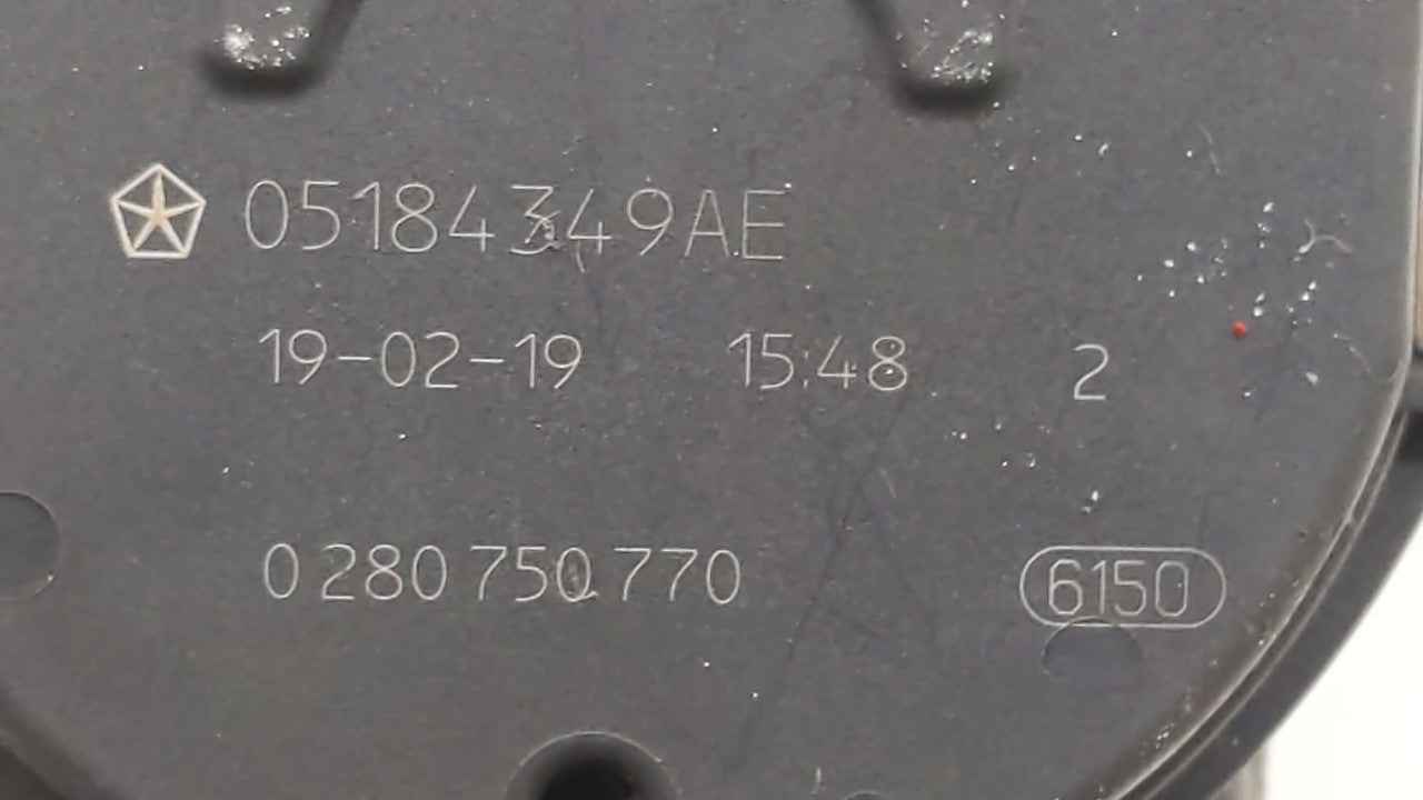 2011-2018 Dodge Grand Caravan Throttle Body P/N:05184349AF 05184349AD Fits 2011 2012 2013 2014 2015 2016 2017 2018 2019 OEM Used Auto Parts - Oemusedautoparts1.com