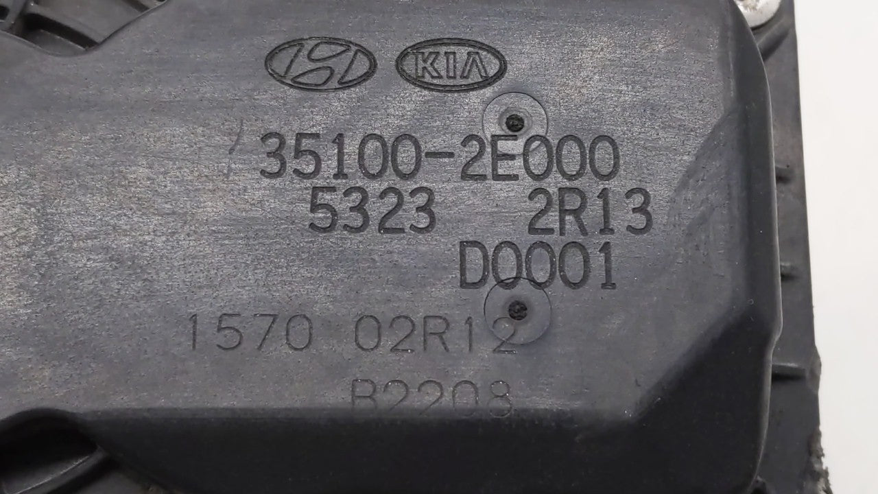 2014-2019 Kia Soul Throttle Body P/N:35100-2E000 Fits 2011 2012 2013 2014 2015 2016 2017 2018 2019 OEM Used Auto Parts - Oemusedautoparts1.com