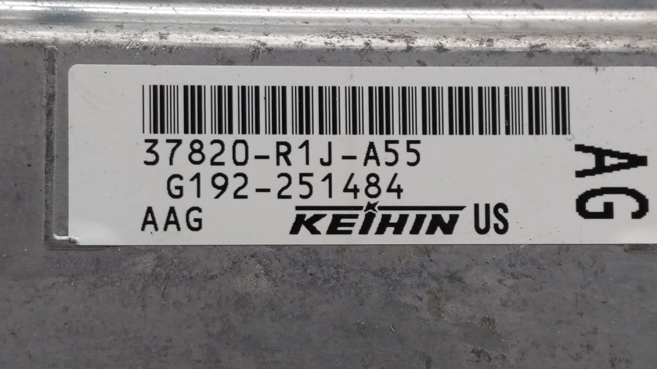 2014-2015 Honda Civic PCM Engine Computer ECU ECM PCU OEM P/N:37820-R1J-A55 37820-R1J-A54 Fits 2014 2015 OEM Used Auto Parts - Oemusedautoparts1.com